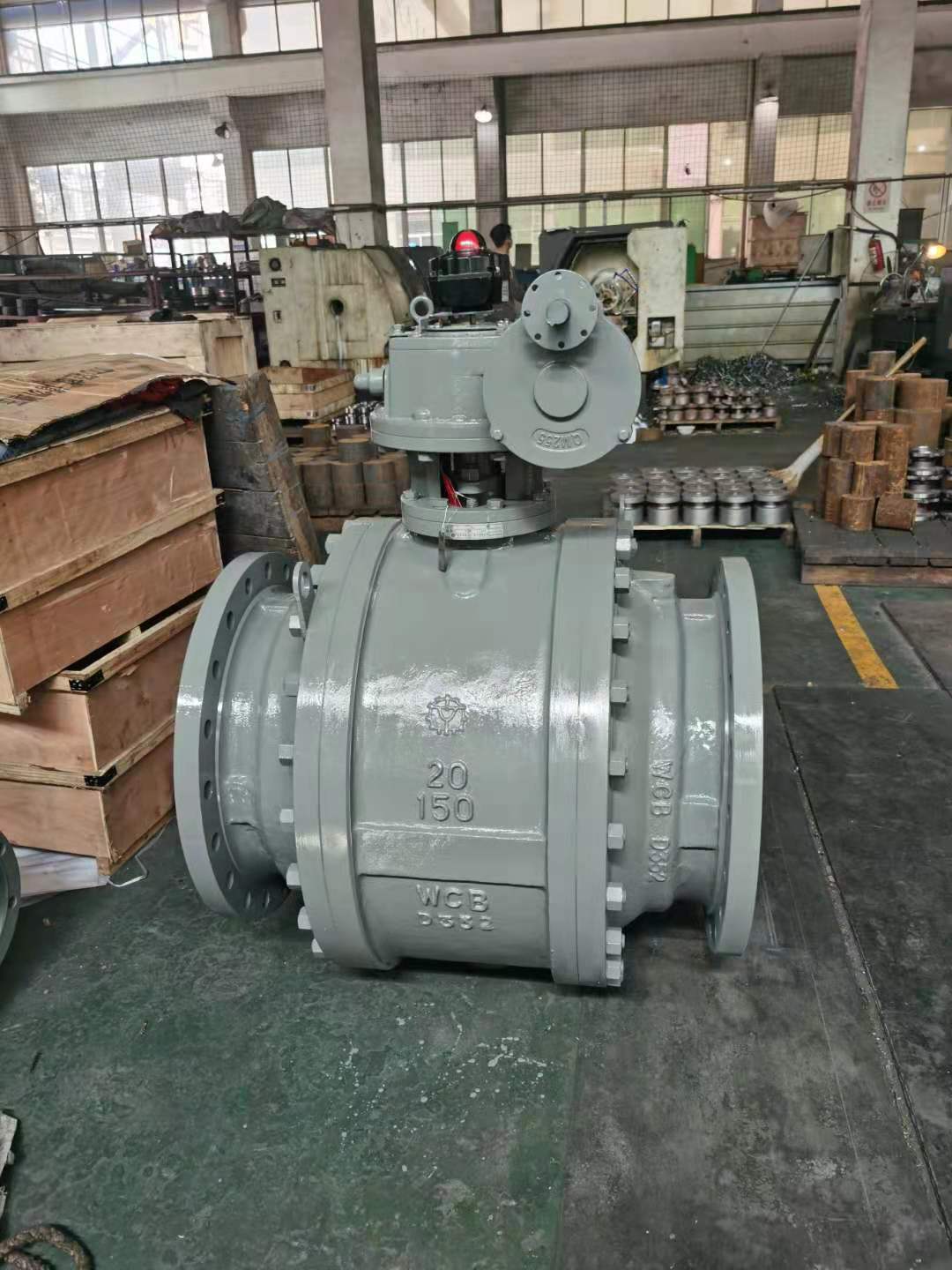 涡轮法兰球阀的安装与维护注意事项(图1) 涡轮法兰球阀的安装与维护注意事项(图1)